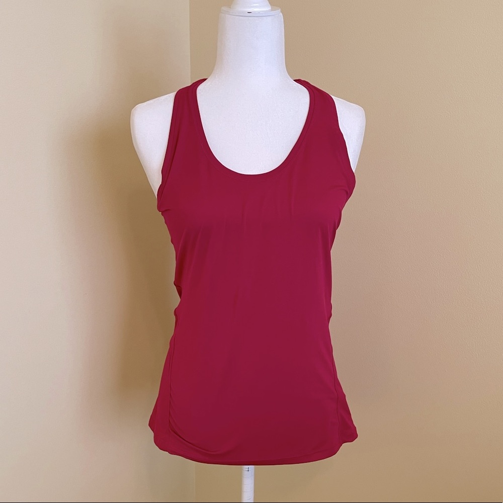 Athleta Tank Top, Cranberry Red, S